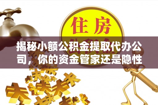 红桥揭秘小额公积金提取代办公司，你的资金管家还是隐性陷阱？
