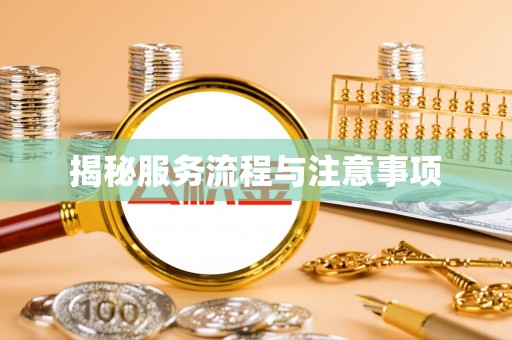 红桥揭秘服务流程与注意事项