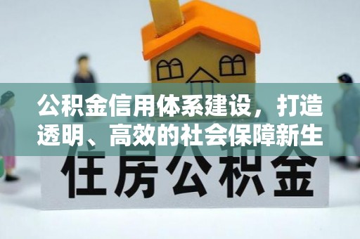 红桥公积金信用体系建设，打造透明、高效的社会保障新生态