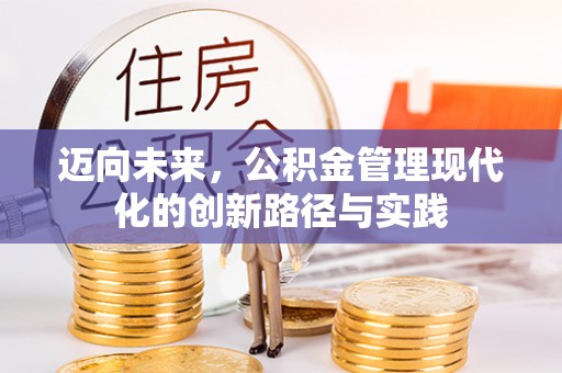 红桥迈向未来，公积金管理现代化的创新路径与实践