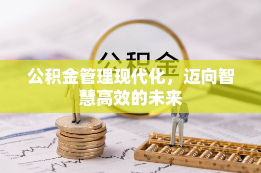 红桥公积金管理现代化，迈向智慧高效的未来
