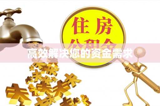 红桥高效解决您的资金需求
