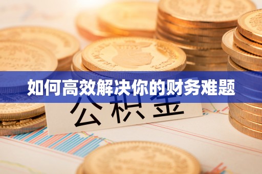 红桥如何高效解决你的财务难题