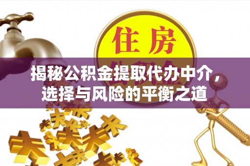 红桥揭秘公积金提取代办中介，选择与风险的平衡之道