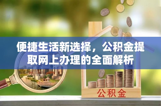 红桥便捷生活新选择，公积金提取网上办理的全面解析