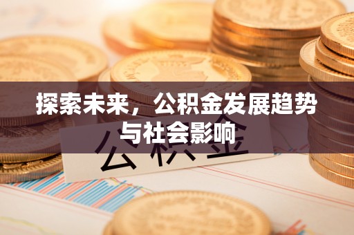 红桥探索未来，公积金发展趋势与社会影响