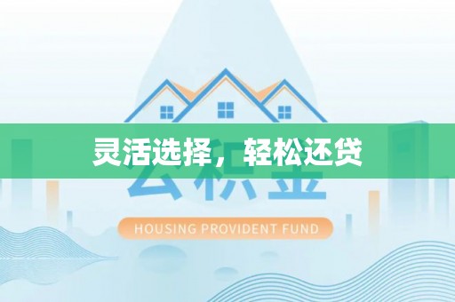红桥灵活选择，轻松还贷