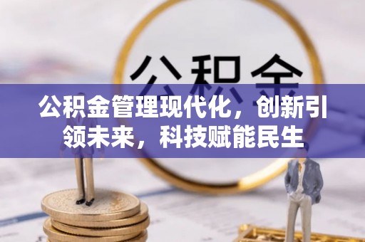 红桥公积金管理现代化，创新引领未来，科技赋能民生