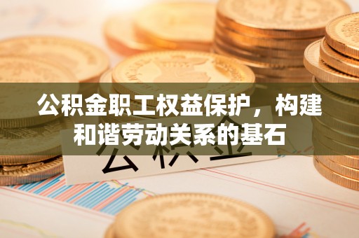 红桥公积金职工权益保护，构建和谐劳动关系的基石