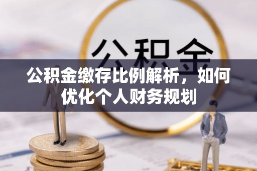 红桥公积金缴存比例解析，如何优化个人财务规划