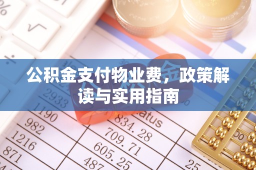 红桥公积金支付物业费，政策解读与实用指南